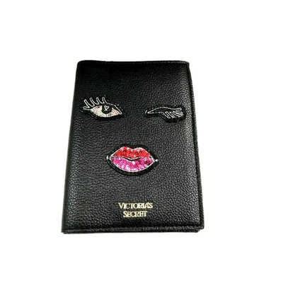 Victoria’s Secret Tarjetero Porta Pasaporte VS Logo Labios y Pestañas NUEVO Foto 1 de 4