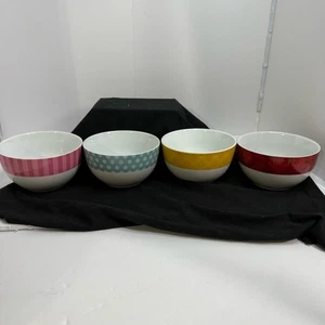 Cake Boss Serveware 4-pc set ice cream bowls each color has a different saying - Picture 1 of 10