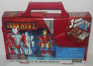 Mega Bloks Iron Man 2 Tri-Armour Koffer #29675 ......Rare Sealed Marvel Set - Bild 1 von 2