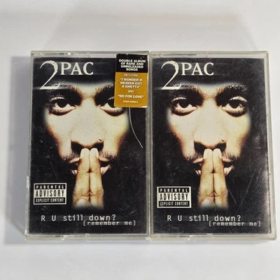 2Pac R U Still Down? Double Cassette 1 & 2 Tupac Shakur 1997 Interscope Tested - Image 1 of 4