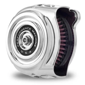 Performance Machine Vintage Air Cleaner - Chrome - Picture 1 of 10