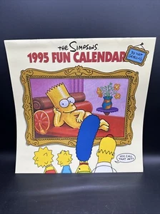 The Simpsons 1995 Fun Calendar Rare - Picture 1 of 5