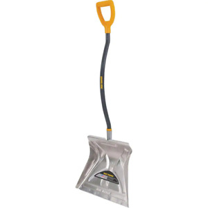 Aluminum Snow Shovel Combo Blade 20 In. With Poly D Grip Ergonomic Handle New