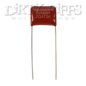 Condensador de guitarra 0.047uf (47nf) tapa de metal poliéster 473k paquetes de 1 - 50 - Imagen 1 de 2