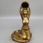 Brass Bathing Girl Statue Art Beauty Model Collection Home Table Decor