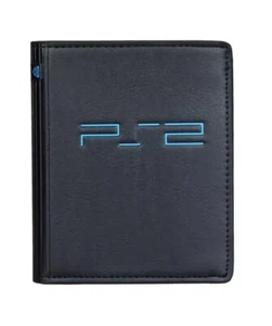 PlayStation PS2 Console Men's Bi-Fold Wallet Black Retro RARE - Picture 1 of 6
