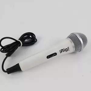 Micrófono de mano blanco de voz IK multimedia iRig para teléfonos inteligentes y tabletas - Imagen 1 de 8