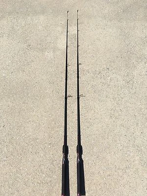 2 Shakespeare GX2 Ugly Stik 6'6" Medium Spinning Rods USSP662M  - Image 1 of 4