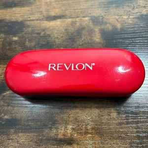 Revlon Red & Black Hard Clamshell Eyeglass Case-641 - Picture 1 of 5