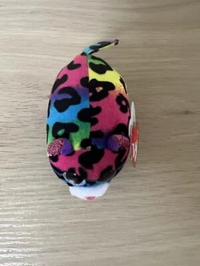 Official TY Plush Jelly Multi Colour Leopard | Teeny Ty Plush - Picture 1 of 3