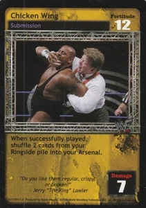 WWE: Chicken Wing [Played] card type Submission Raw Deal Wrestling WWF - Picture 1 of 1
