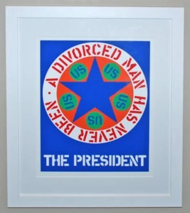 Original Robert Indiana Serigraph The President from The American Dream 1997 - Picture 1 of 3