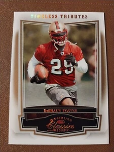 Tarjeta de tributo atemporal Deshaun Foster Donruss Classics 2008/250 #14 49ers - Imagen 1 de 2