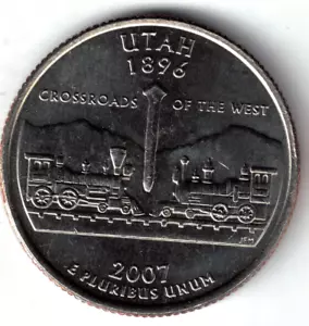 USA - 2007D - Washington ¼ $ - Utah - Crisp! - #20327 - Picture 1 of 2