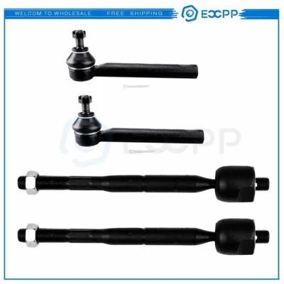 Para Lexus RX330 y RX350 4 Piezas Barra de amarre delantera interior y exterior Eslabones Dirección Foto 1 de 4