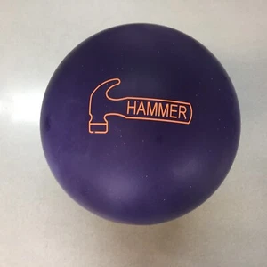 Hammer Purple Solid Reactive bowling ball 15 LB. new in box #071 - Picture 1 of 4