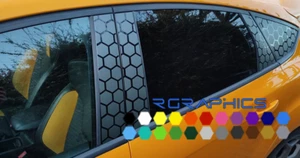 Focus MK3 3.5 :: Door pillar decals :: Honeycomb V1 :: vinyl stickers - Picture 1 of 8
