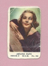 1953 Dutch Gum Card Serie D #182 Arlene Dahl