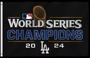 Los Angeles Dodgers Fans 3x5 FT Flag 2024 World Series Champions FAST CA SHIPPER - Picture 1 of 1
