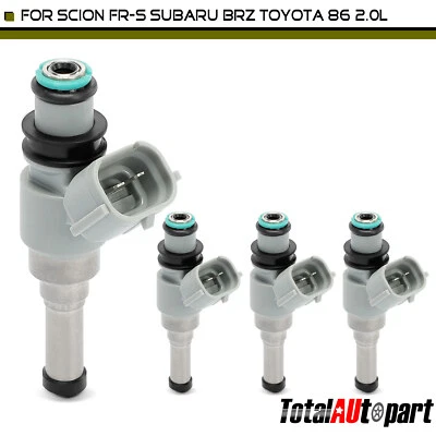 4x Fuel Injector for Toyota 86 2017-2020 Scion FR-S 2013-2016 Subaru BRZ 13-15 - Image 1 of 4