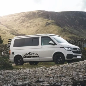Adventure Awaits Pegatina para Caravana Autocaravana Camper Rv - Imagen 1 de 7