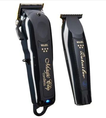 Wahl Cordless Barber Combo Black Magic Clip Clipper & Detailer Trimmer 3025397 - Image 1 of 4