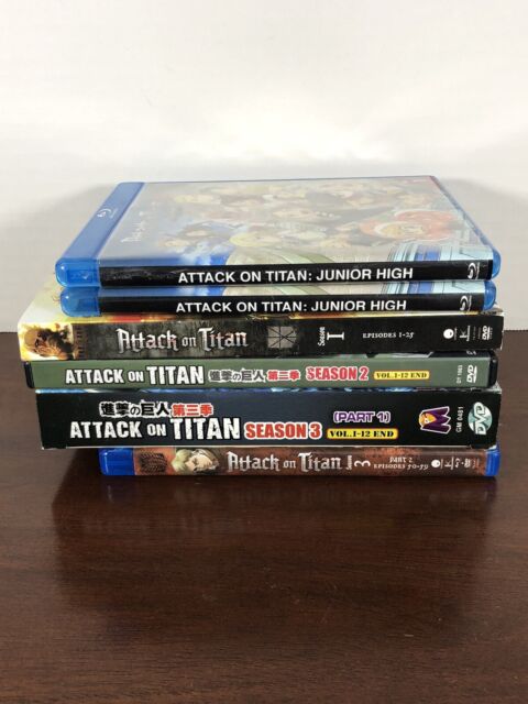 DVD Attack On Titan: Season 1-4 Complete Anime~With English Subtitles +FREE  GIFT