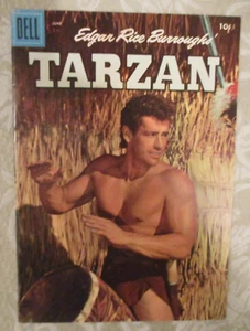 TARZAN #81, -VF, 1956 DELL, EDGAR BURROUGHS, GORDON SCOTT, JESSE MARSH-ART - Picture 1 of 2