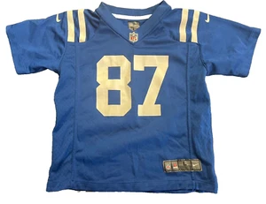 NIKE Indianapolis Colts Reggie Wayne NFL On Field Kids Jersey Size Large - Picture 1 of 5