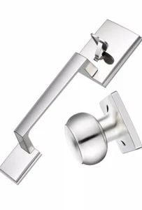 Haustürgriff Haustürschloss mit Knauf Zinklegierung wasserdicht Ip65 Hal - Bild 1 von 6