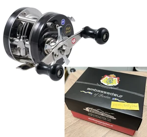 Abu Garcia Ambassadeur 4501C FACTORY TUNED Black Baitcasting Reel Fishing - Picture 1 of 5