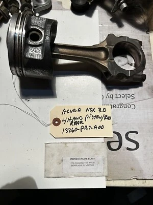 COMBI DE PISTÃO/VARA L/H USADO SERVE PARA ACURA NSX 2977c C30A1 DOHC 1991-97 13260-PR7-A00 - Imagem 1 de 4