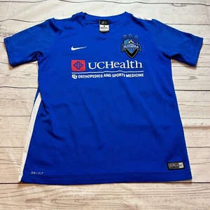 Nike Dri Fit Storm Soccer Jersey Blue UC Health Shirt #25 Kids Size Large - Picture 1 of 10