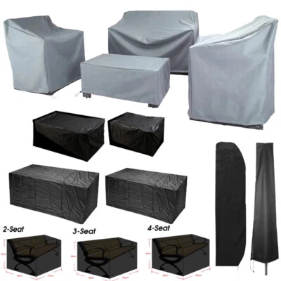 Heavy Duty Outdoor Furniture Cover Garden Patio Rattan Chair Table Cube Parasol