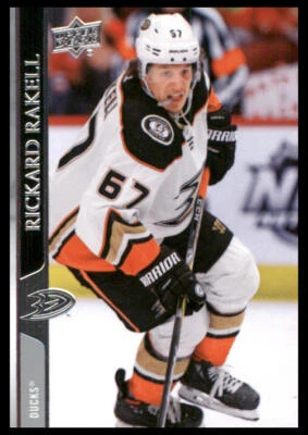 2020 Upper Deck #5 Rickard Rakell Anaheim Ducks Hockey Card - Image 1 of 2
