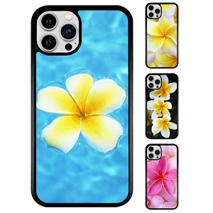 Plumeria Flower Phone Case Fit For iPhone 15 13 pro 14 promax & S23 Ultra A32 5G - Picture 1 of 8
