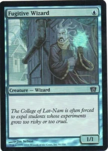 Magic the Gathering CCG - Fugitive Wizard Foil #81 - Picture 1 of 1