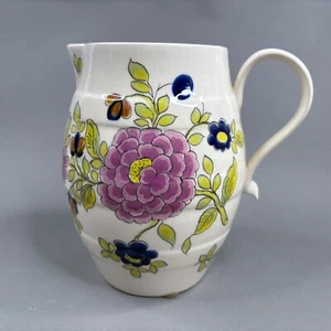 Vintage OUD Delft Williamsburg Restoration Creamware Barrel-Form Jug - Picture 1 of 8