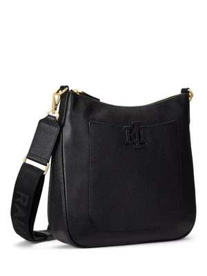  Lauren Ralph Lauren Black Leather Cross Body Handbag  - Image 1 of 4