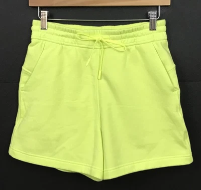 Lululemon Loungeful Corto de tiro alto 4" Limón eléctrico W7BXJS Talla 4 Foto 1 de 4