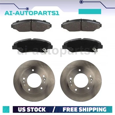 Kit de rotores de freno delanteros y pastillas de freno para Kia Sportage 1998 1999 2000 2001 2002 Foto 1 de 4