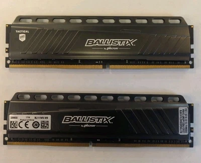 Crucial Ballistix Tatical DDR4-3000 32GB 2x16GB CL15-16-16-35 Dual Channel Kit - Image 1 of 3