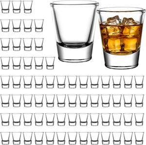 SUN GKOTTA 70 Pack Glass Shot Glasses Set,1.5OZ Shot Glasses w/ Bulk Heavy Base - Foto 1 di 9