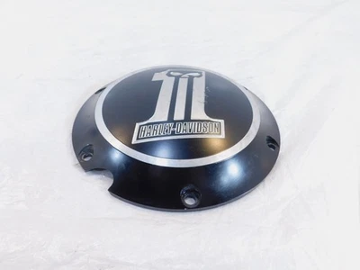 Harley Sportster 883 1200 Negro Willie G Embrague Motor Inspección Derby Cubierta Foto 1 de 4