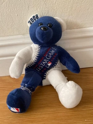 2008 MLB All Star Game Plush Bear Beanie Forever Collectibles New, No Tags - Image 1 of 2