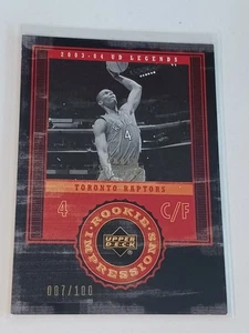 2003-04 Upper Deck UD Legends Chris Bosh */100 Rookie Impressions Retro RC #132 - Picture 1 of 2