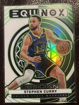 2024-25 Panini Obsidiana Stephen Curry Equinoccio Inundación Verde/25 Foto 1 de 4