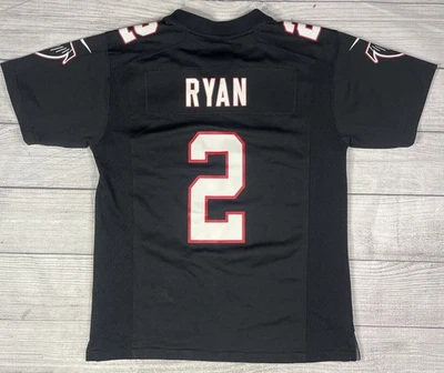 Camiseta Nike Atlanta Falcons Matt Ryan #2 juvenil talla mediana negra Foto 1 de 4