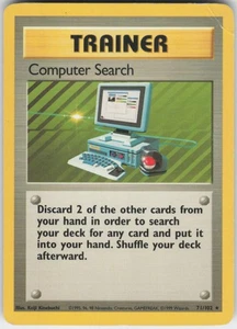 Pokemon TCG Computer Suche 071/102 Base Set Rare Karte Normal HP - Bild 1 von 2