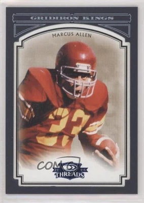 2006 Donruss Threads College Gridiron Kings Blue Framed /50 Marcus Allen HOF - Image 1 of 2
